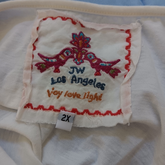 Johnny Was midi embroidered dress with drawstring in womens size 2X - Picture 7 of 7